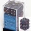 Opaque - 16mm Dice Block - Dusty Blue / Copper